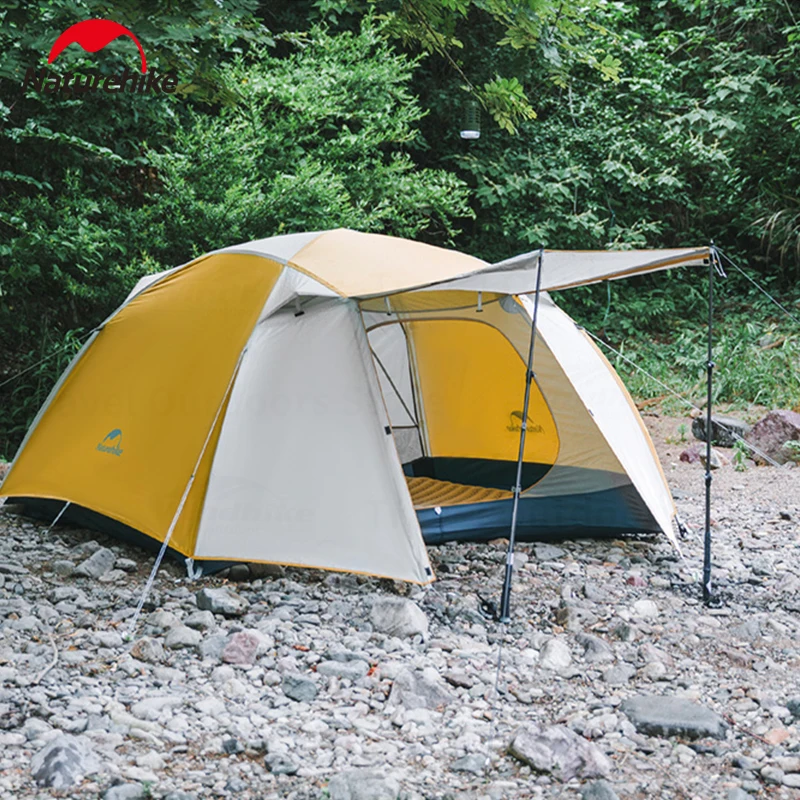 

Naturehike YUNCHUAN-PRO Four Seasons 210T Polyester PU2000mm Waterproof Outdoor Camping Ultralight Tent Travel 2~3 People