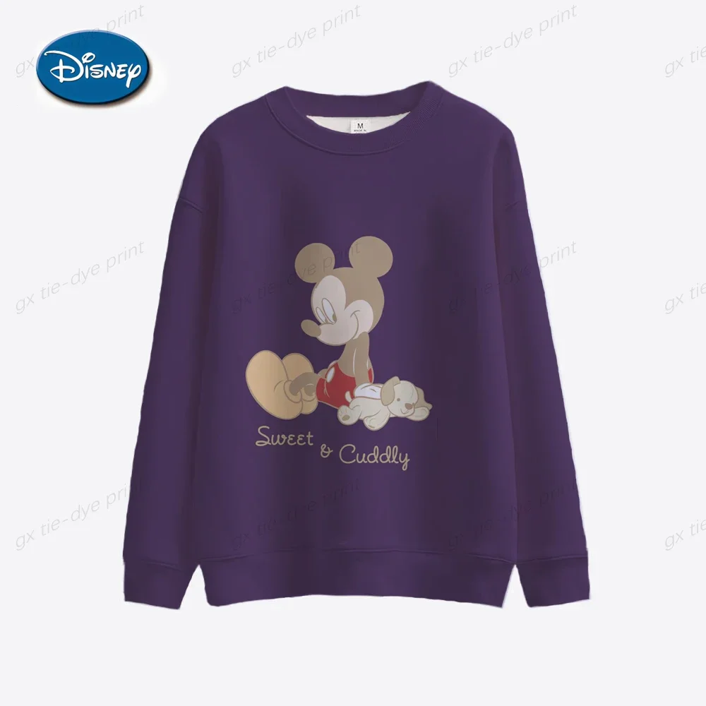 Disney Women Hoodies and Sweatshirts Mickey Mouse Fall Spring Sweatshirts Fall Spring Harajuku Long Sleeve Hoodie Clothes