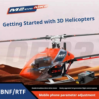 OMPHOBBY M2 EVO MK2 Remote Control Helicopter Model Aircraft Dual Brushless Direct Drive 3D Fancy Flight Easy To Get Started