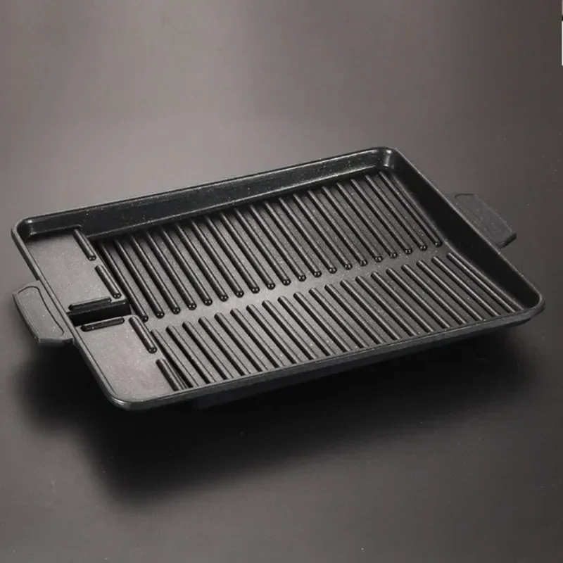 الكورية جولة شواء عموم الشواء عموم لحم الخنزير البطن غير عصا طباخ Maifan حجر التعريفي طباخ الغاز صينية الشواء لوحة مشوية