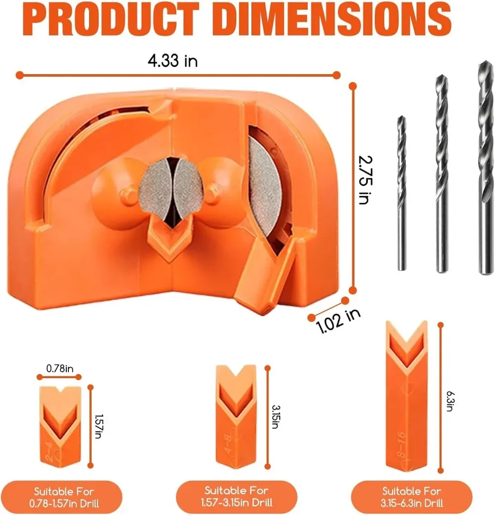 Multipurpose Drill Bit Grinding Sharpener Electric Impact Drill Knife Sharpener Disposable Double-sided Polishing