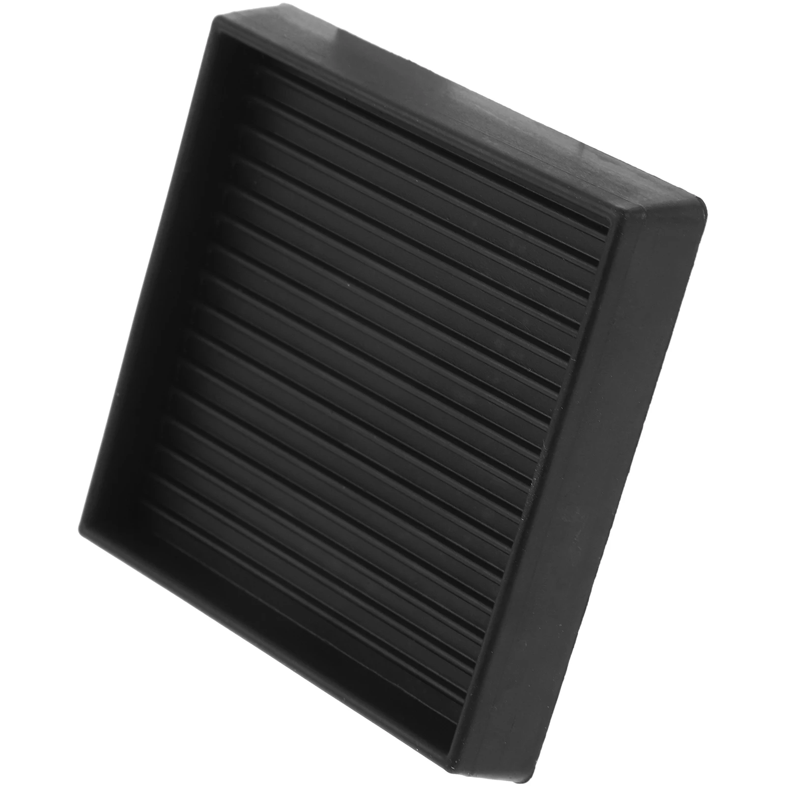

Rubber Feet 76mm Square Black Wear-resistant Sofas Caster Cups Non-slip Furniture Leg Protectors Sofa Chair Table Floor