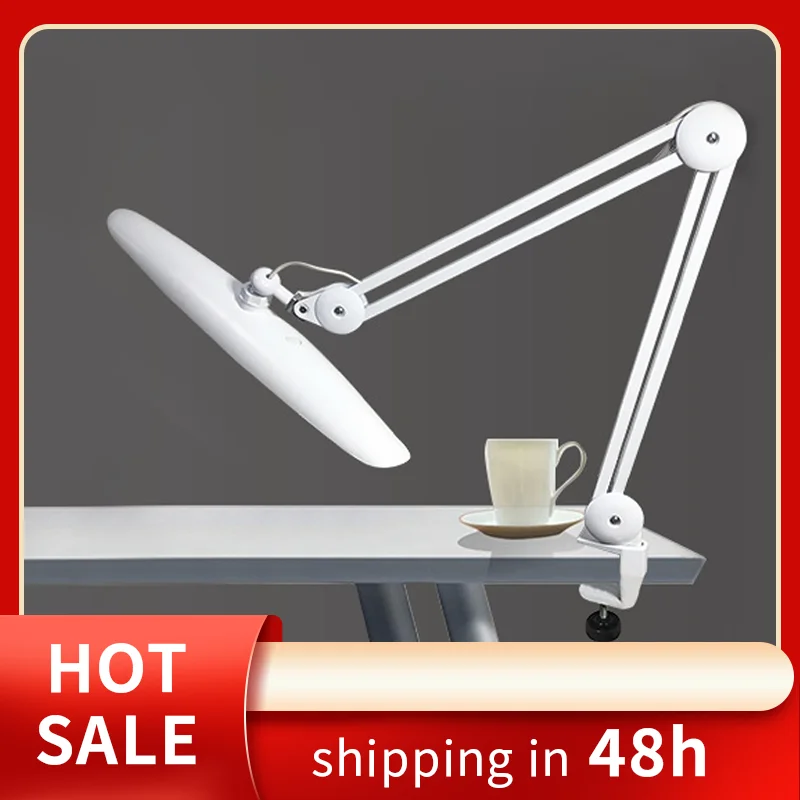 led swing braco table lamp folding reading desk lamp video luz home office salao de beleza maquiagem live streaming 01