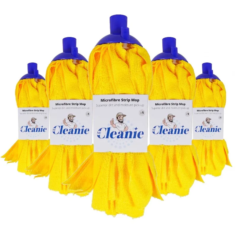 

High Performance Microfibre Material 5 Pack Value For Long Term Use Strip Design For Deep Cleaning Machine Washable Reusable