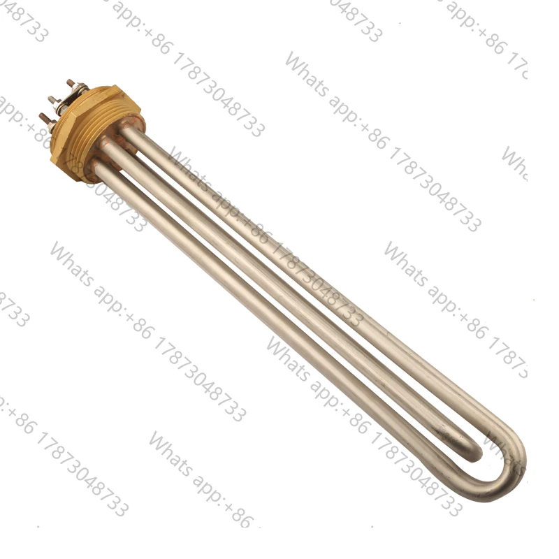 3KW/4.5KW/6KW/9KW/12KW 1.5 Inch Brass Thread Heating Tube for Engineer Water Tank/Solar Energy, Immersion Water  Heating Element