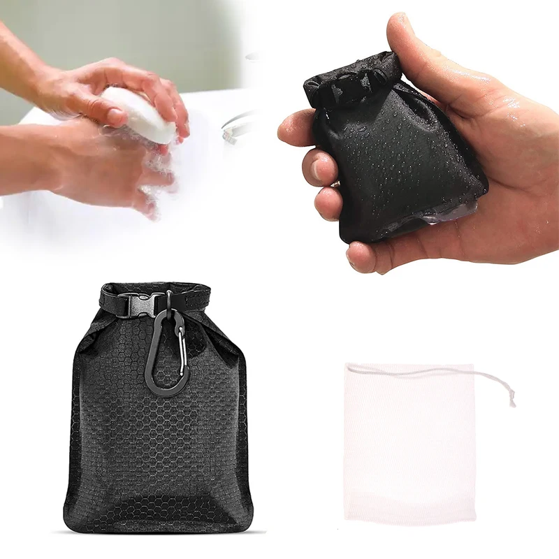 Soap Bar Case Dish Bathroom Sealed Waterproof Tableware Soap Holder 1pc Multi-functional Travel Storage Bag For Outdoor Travel