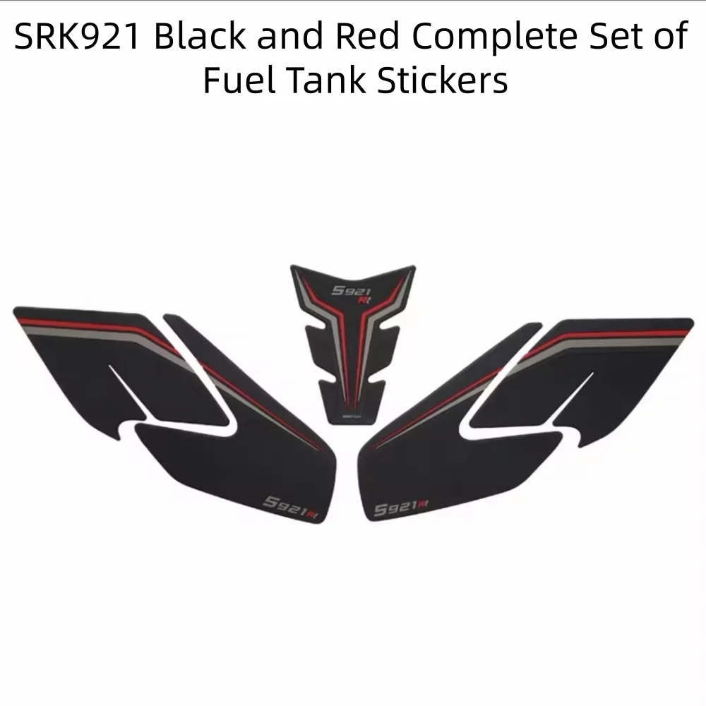 Fuel Tank Anti-Slip Pad Fishbone Sticker Protective Decal Fit FOR QJMOTOR SRK921RR