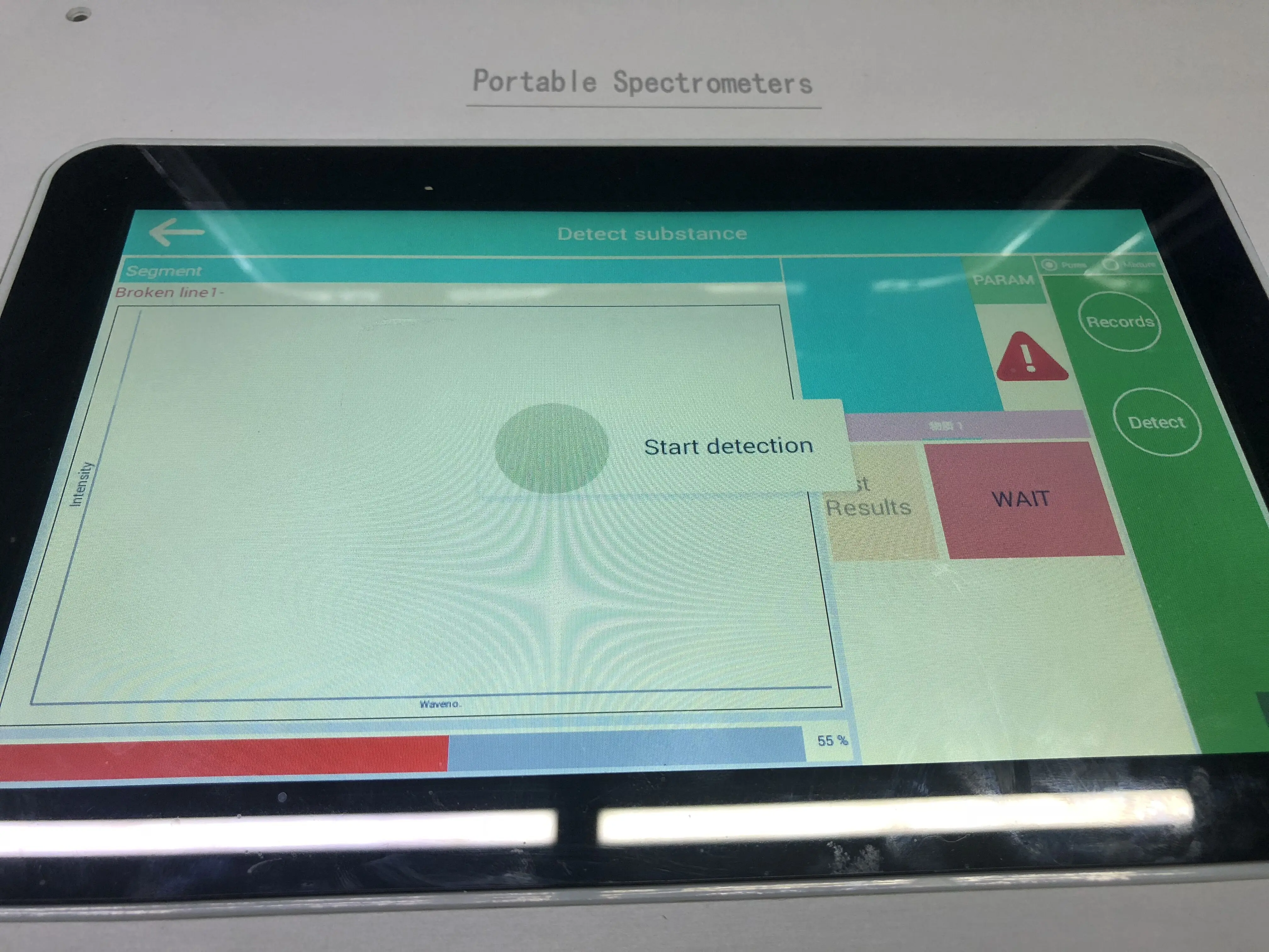 Spectromètre Raman portatif pour tests de diamant