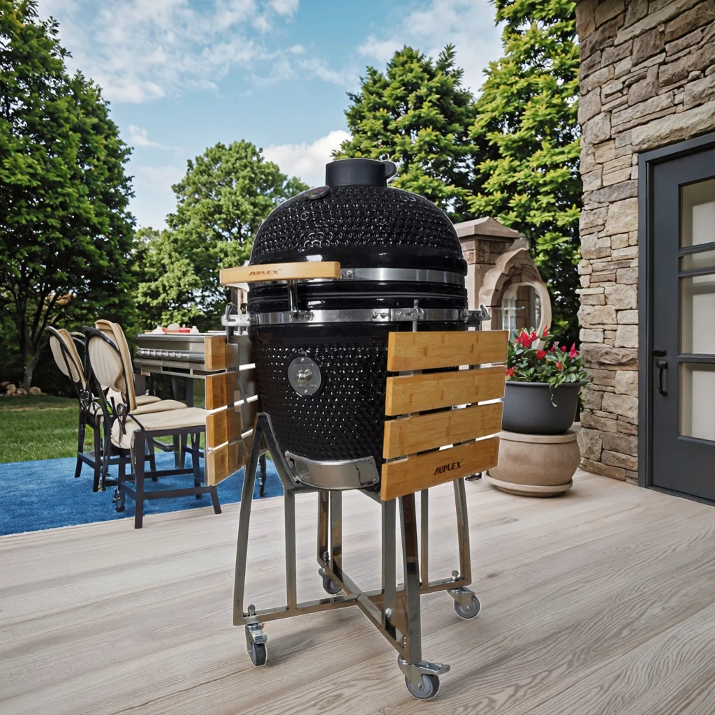 

Auplex угольные Parrillas Asador De Carbon Green Kamado Joe 21-дюймовые керамические грили для барбекю для наружного сада/кухни