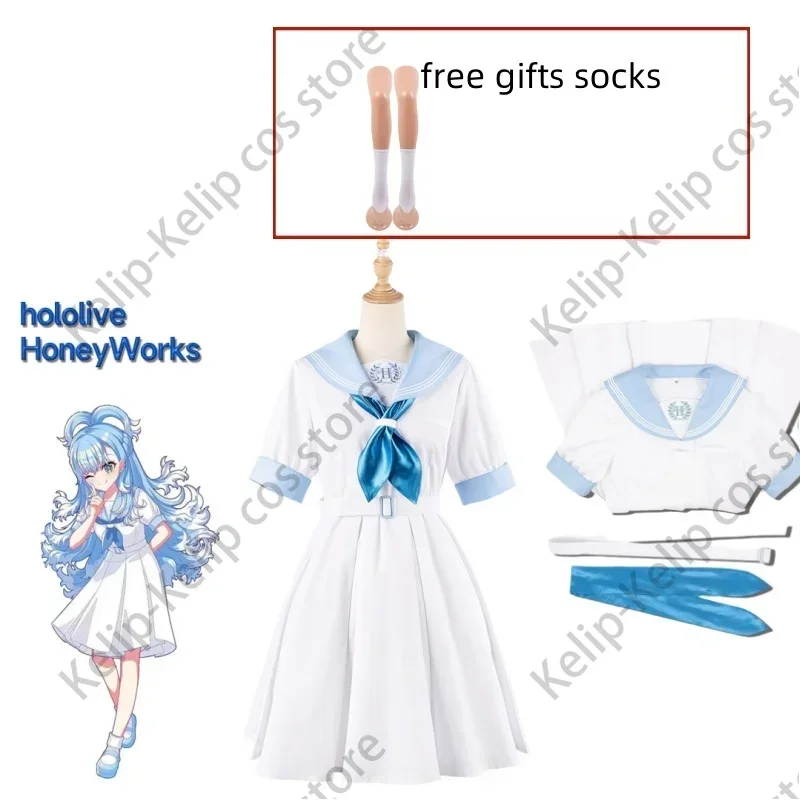 Vtuber Hololive Tokoyami Towa Yukihana Lamy Cosplay Costume HoneyWorks Member JK Dress School Uniform Woman Lovely Party Suit