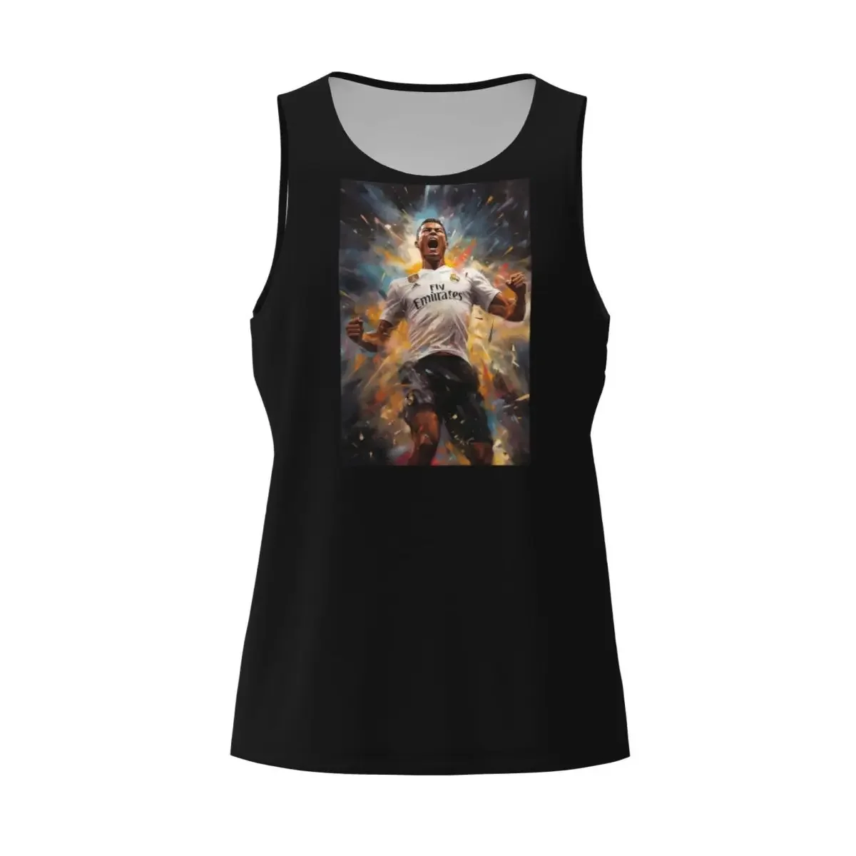 Quick Dry Cristiano Ronaldo Jumps 1 Gym Tank Muscle Sleeveless Shirt Bodybuilding Breathable Vest