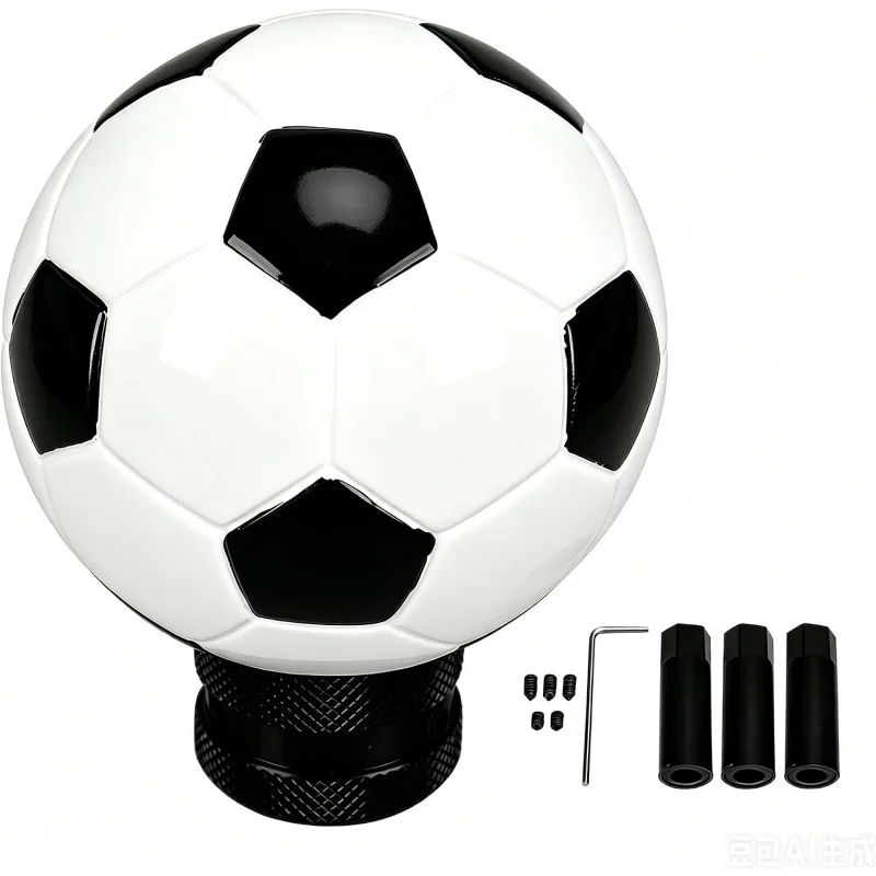 Shift Knob Soccer Transmissions Gear Shifter Stick Handle Resin Football Gear Shifter Lever Head for Most Manual Cars