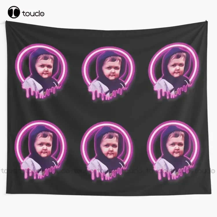 Hasbulla Magomedov In Circle Tapestry Wall Tapestry For Bedroom Blanket Tapestry Bedroom Bedspread Decoration Background Wall