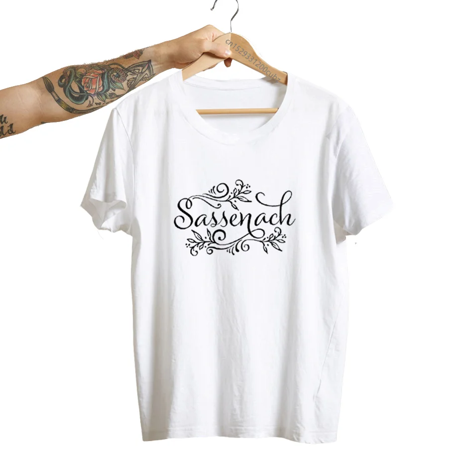 Magliette Sassenach maglietta della serie di libri di londra t-Shirt a maniche corte estiva delle donne della maglietta del Clan di Sassenach