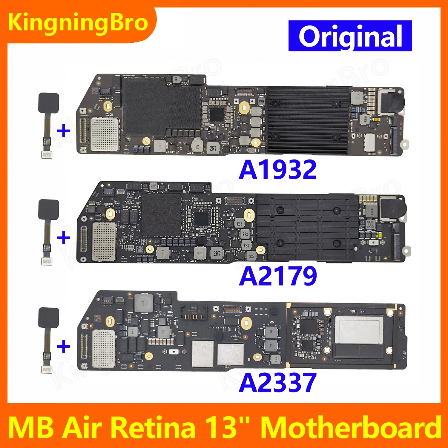 Original A1932 A2179 A2337 Motherboard 820-01521-A 820-01958-A 820-02016-A For Macbook Air Retina 13