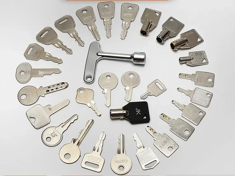 1 Uds llave triangular de ascensor Thyssen Mitsubishi Otis Toshiba Hitachi estación Base cerradura caja de Control llave de gabinete de Control