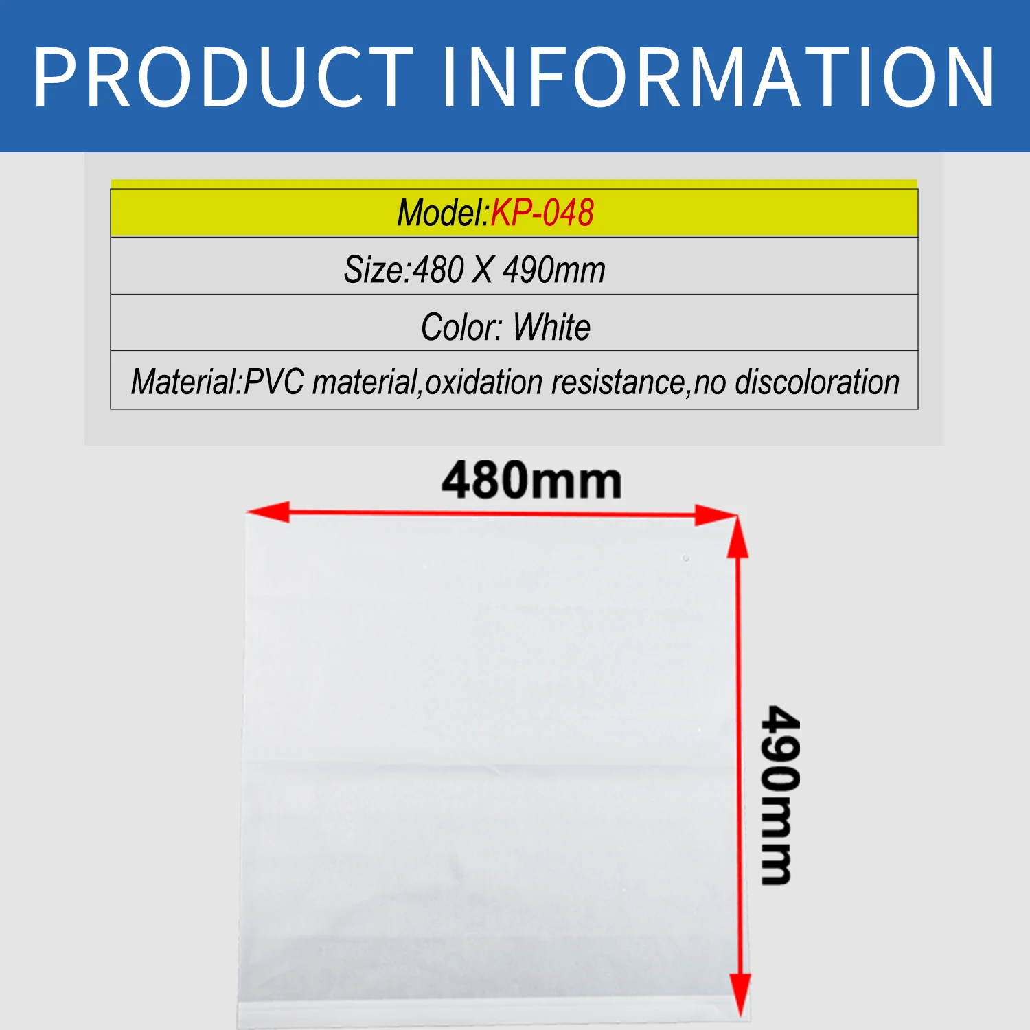 KOPPACE 480X490mm Copertura antipolvere per microscopio adatta per microscopio video stereo per prevenire la polvere grassa