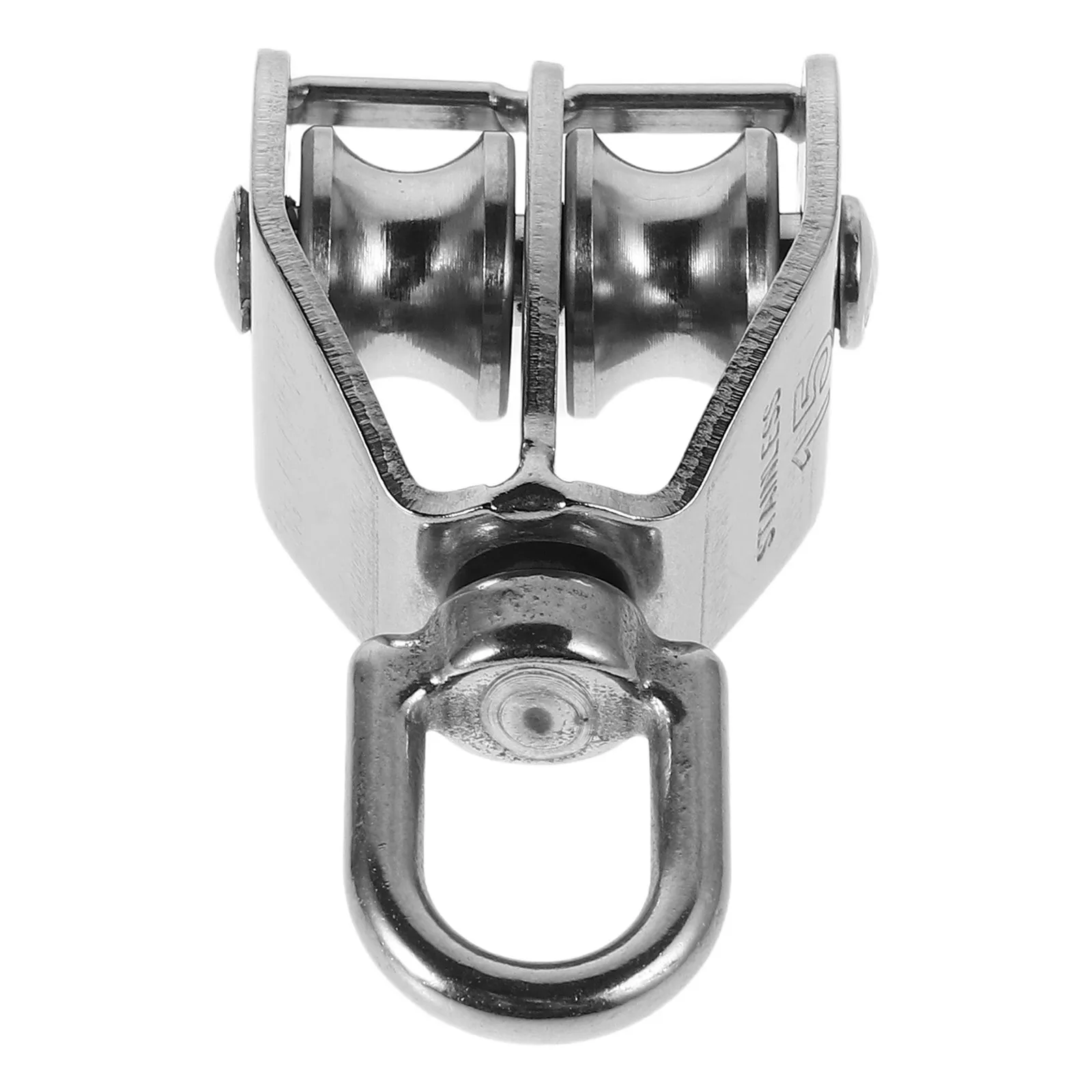 

Двойной роликовый блок из нержавеющей стали для тяжелых морских подъемных систем, тросовых и канатных тяговых систем, такелажа рыболовных судов