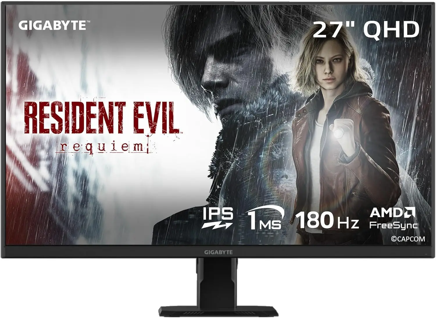 

27-дюймовый игровой монитор IPS - QHD 2560x1440, 180 Гц, 1 мс MPRT, AMD FreeSync, HDMI/DP, черный