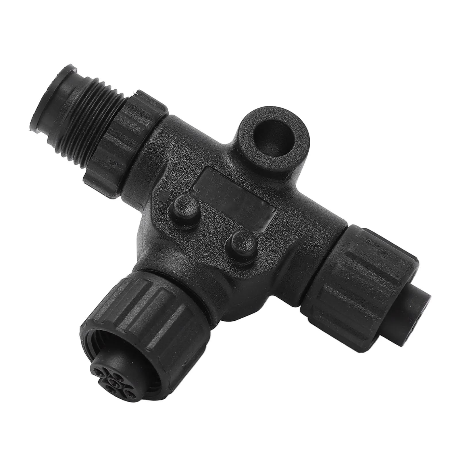 Multiport Tee Connector for NMEA 2000 T Connector 3 Port 5Pin  Thread IP67 Waterproof for  Networks for N2K T Connector