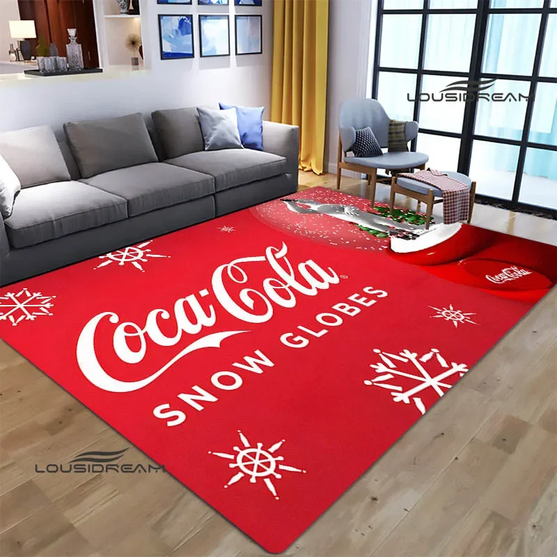 3D Cola Retro printed Carpet Non -slip carpet Yoga mat carpets for living room area rug Door pad bedroom decor birthday gift