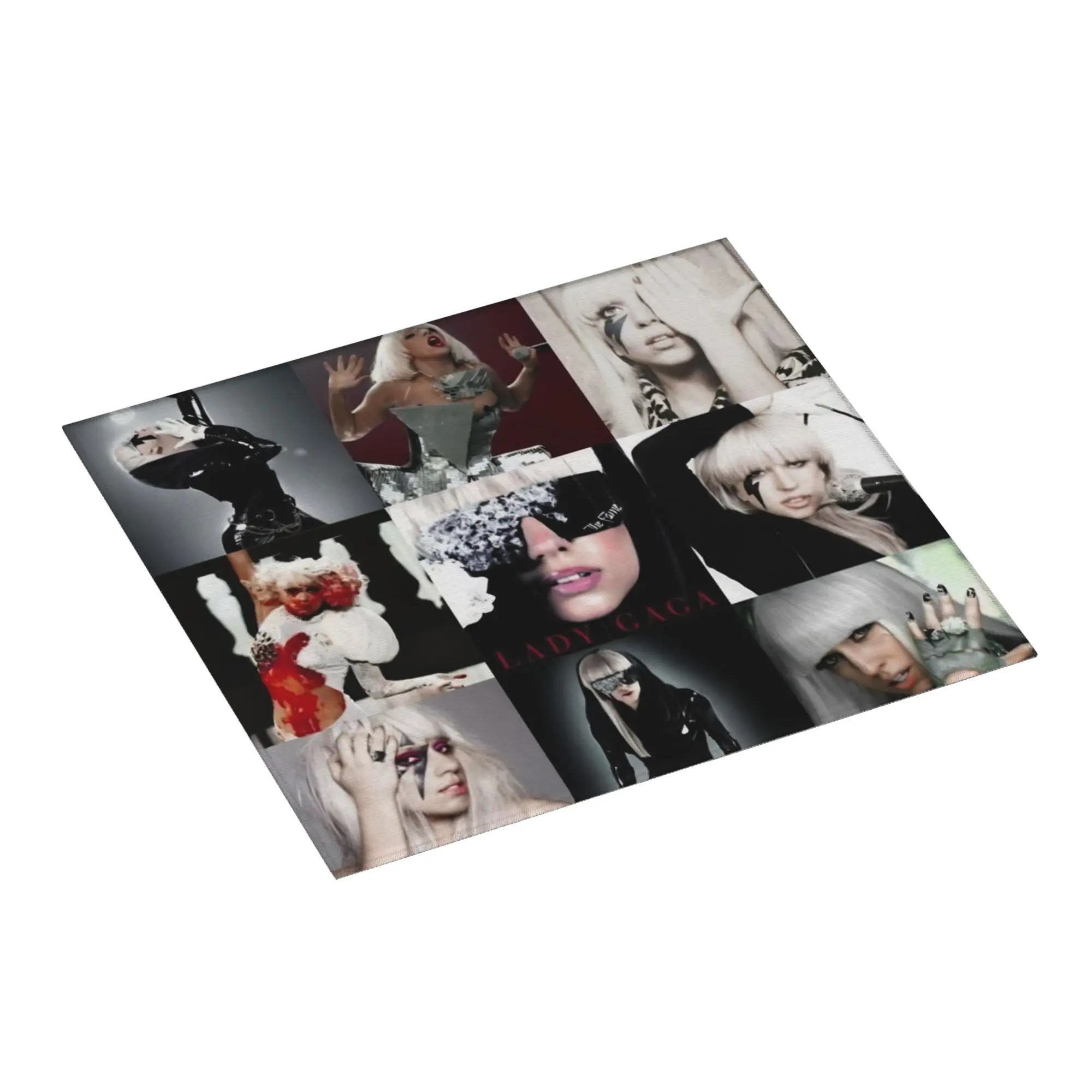 Lady Gaga Mayhem Music Singer Non Slip Kitchen Counter Protector Mat Barware Tableware Reusable  Bathroom Drying Mat For Kitchen