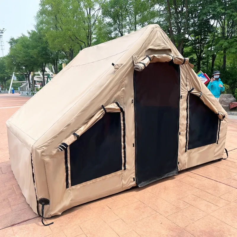 Camping inflatable tent canopy free multi-person family tent camping camp