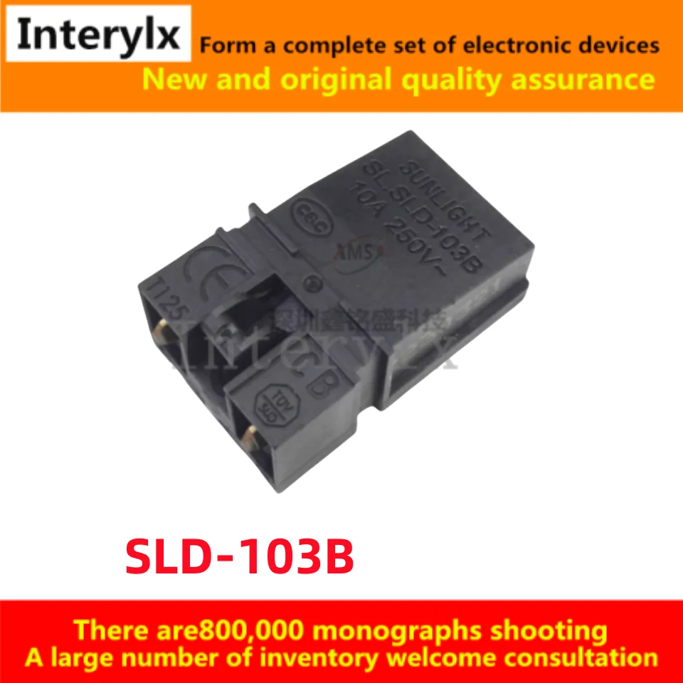 1Pcs/Lot SLD-103B SLD-103 SLD103B Electric Kettle Steam Switch With Pile 10A 250V Automatic Power Off When Water Boils
