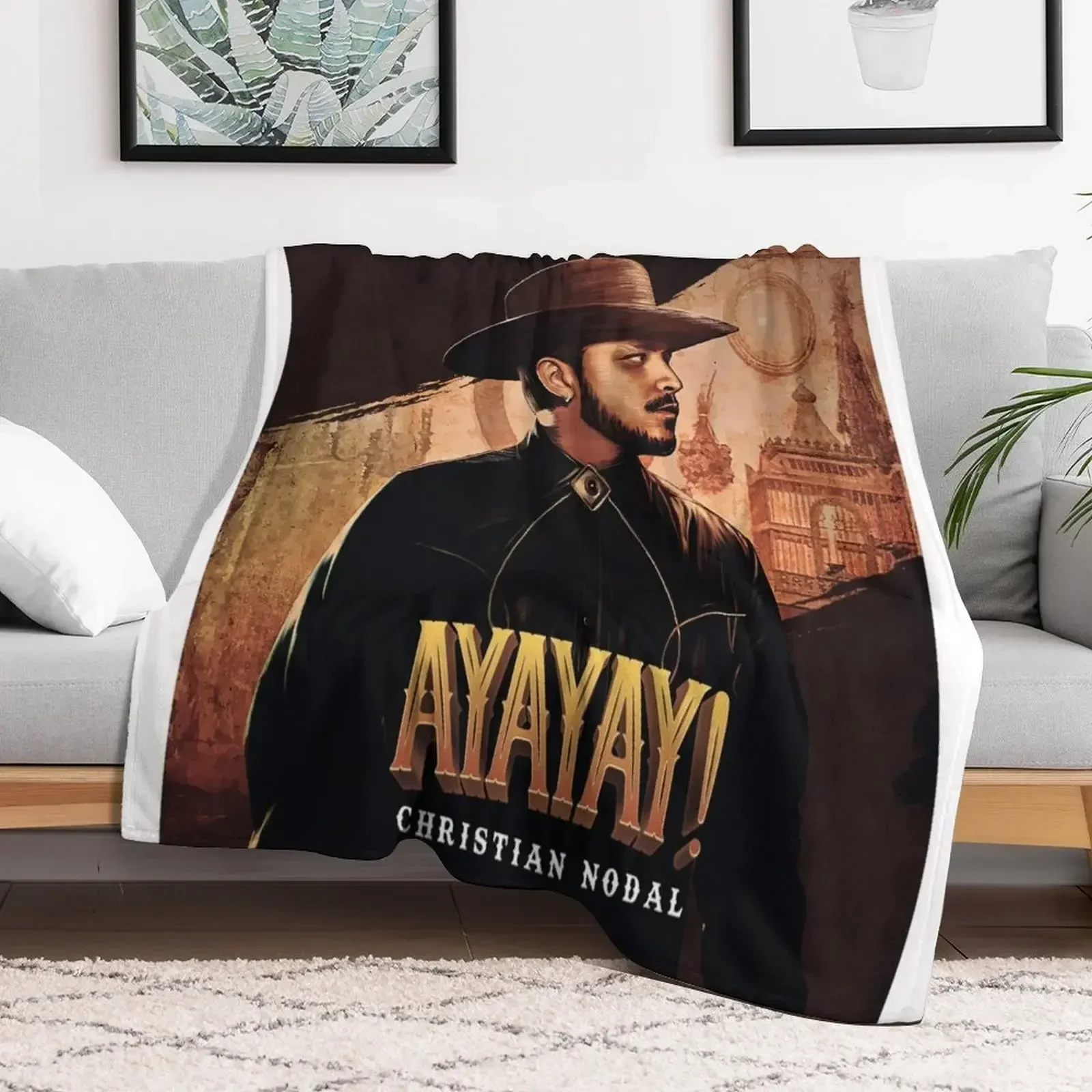 Christian Nodal Throw Blanket christmas decoration Loose Blankets