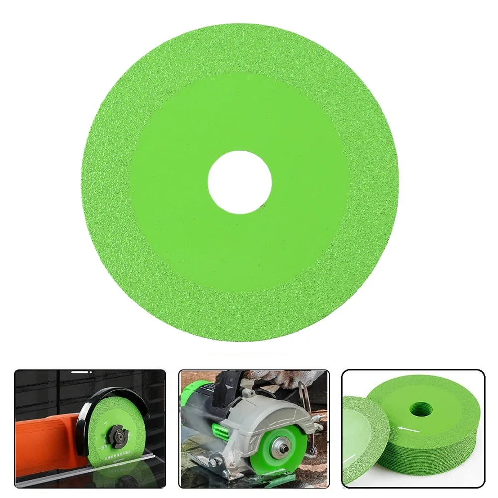 Discos de corte de diamante para telha de vidro, lâmina de serra, mármore cerâmico, jade brasagem, moagem rodas, angle grinder ferramentas, 100mm