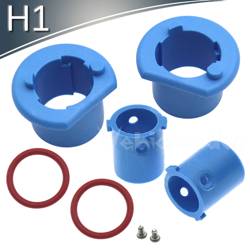 2pcs Car LED Halogen Headlight H1 Lamp Bulb Base Adapter Sockets Retainer Holder H1 Replacement