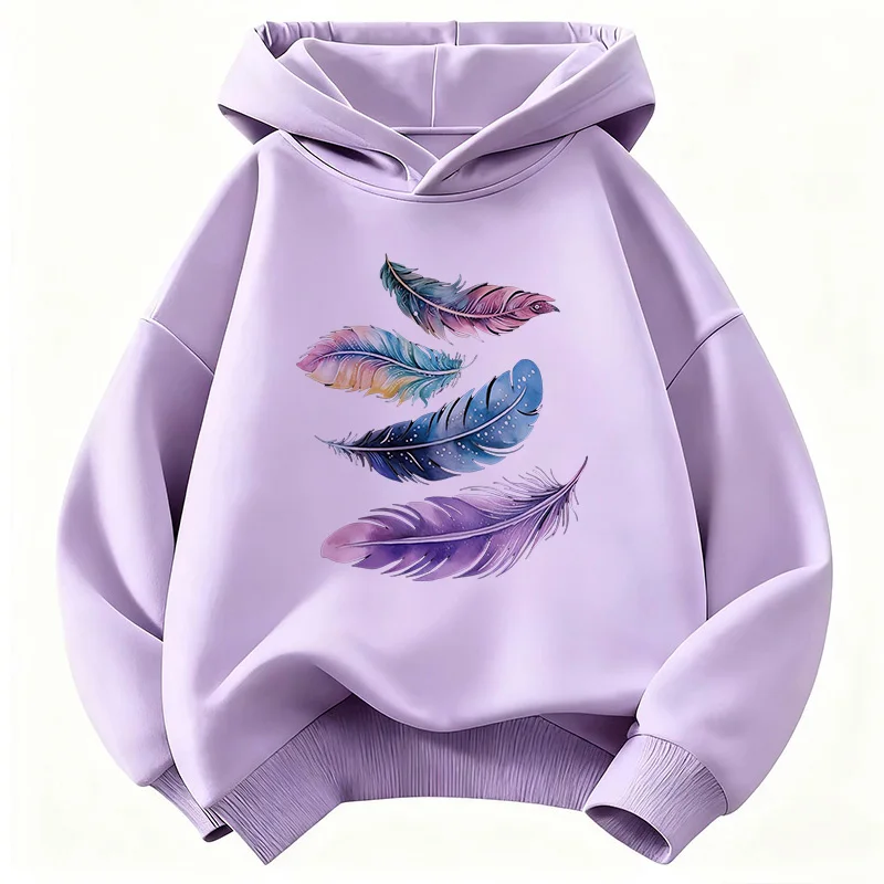Vintage Blattmuster Hoodie Kinder Gothic Kinderpullover Kapuzenpullover Lässige Hoodies für Jungen Mädchen Kleidung