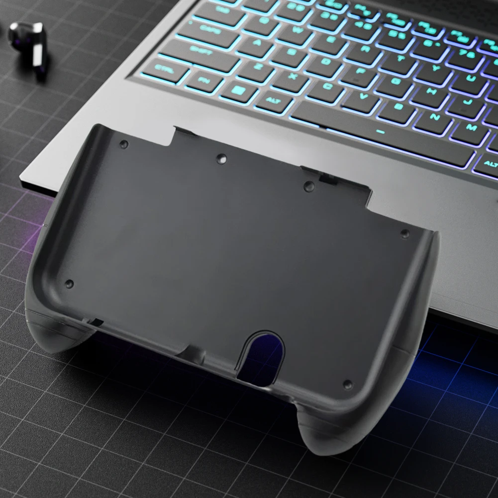 مقبض قبضة اليد مع حامل مقبض وحدة التحكم قبضة الغطاء الواقي الجلد حامل قبضة اليد لنينتندو جديد 3DS XL LL #4