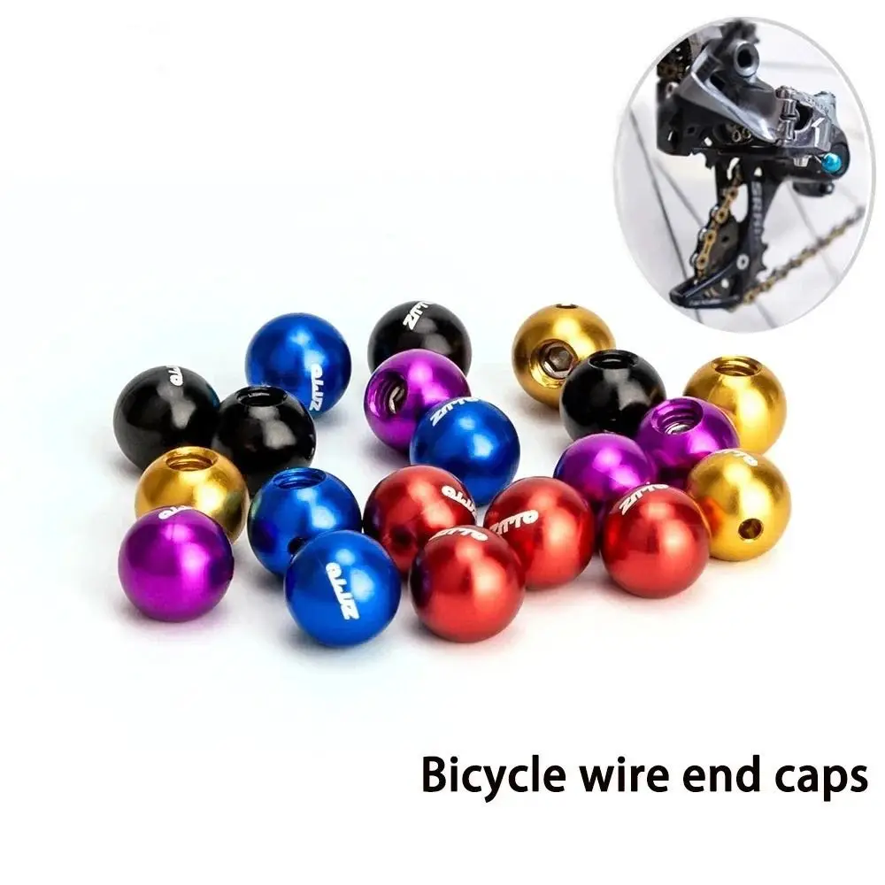 

4pcs Ball End Caps Bike Inner Wire Ball End Caps Inner Line Cap Bicycle Brake Bike Brake Cable Cap Reusable Shift Cable Tip