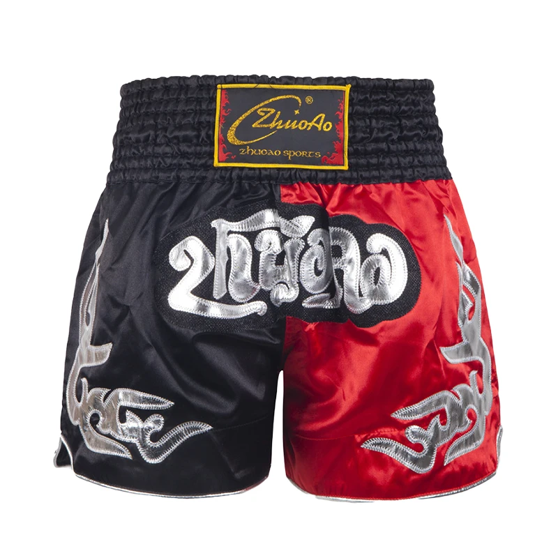 Men's Muay Thai Shorts Kick Boxing Shorts Women Kids Fight Kickboxing Pants Gym BJJ MMA Martial Arts Grappling Training Clothes