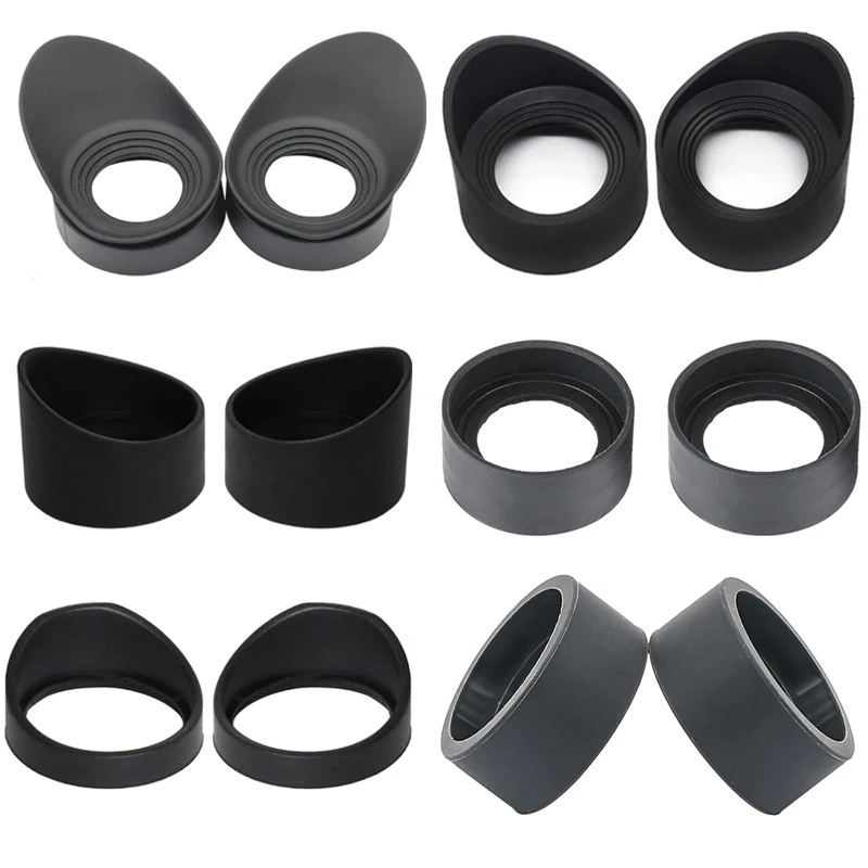 2PCS 29-48mm Rubber Eyepiece Eye Cups Shields Eye Guards Telescope Binoculars Microscope Night Vision Scope Eye Cups