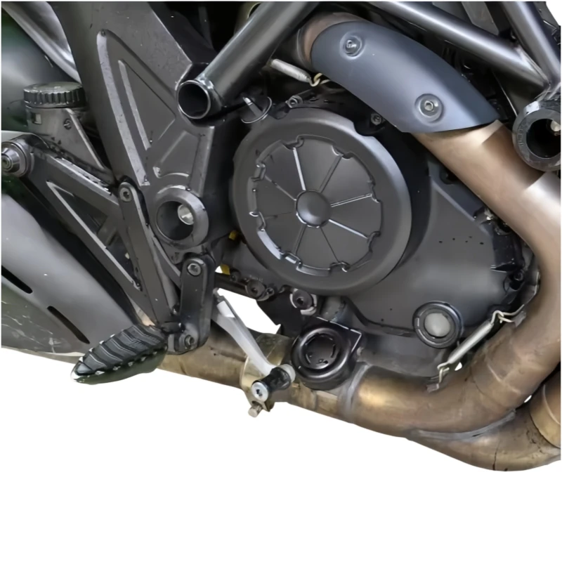 Motorcycle Accessories Footrests Pedal Bracket Foot Peg Rest Stop Rubber For DUCATI Diavel 1260 Diavel 1200 1198 1158 2011-2022