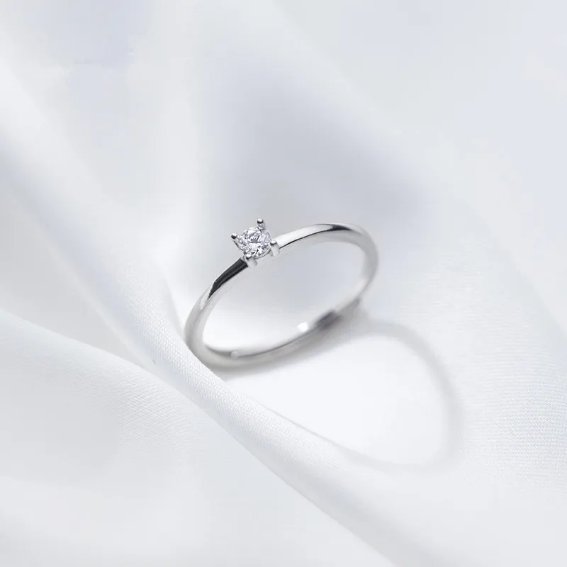 

Korean Style High-quality Couple's Open-end Ring Women Pure Silver 999 Sweet Valentine's Day Gift Jewelry