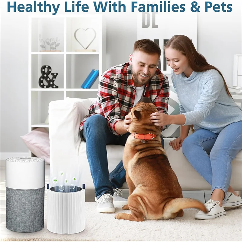 KEOL-2-Pack 511 Сменный фильтр 2-в-1 H13 True HEPA Фильтр частиц для Blueair Blue Pure Для Blue Pure 511 Сменный фильтр