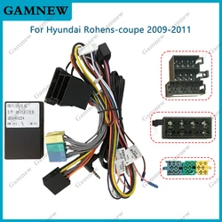 16Pin Car Wiring Harness Adapter With Canbus Box Decoder Android Radio Power Cable For Hyundai Rohens-coupe OD-HY-16