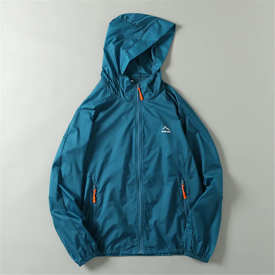 

Сверхлегкая дышащая Защитная куртка от солнца, кожаная одежда, кардиган с капюшоном, летняя спортивная одежда для пеших прогулок, горной рыбалки, бега