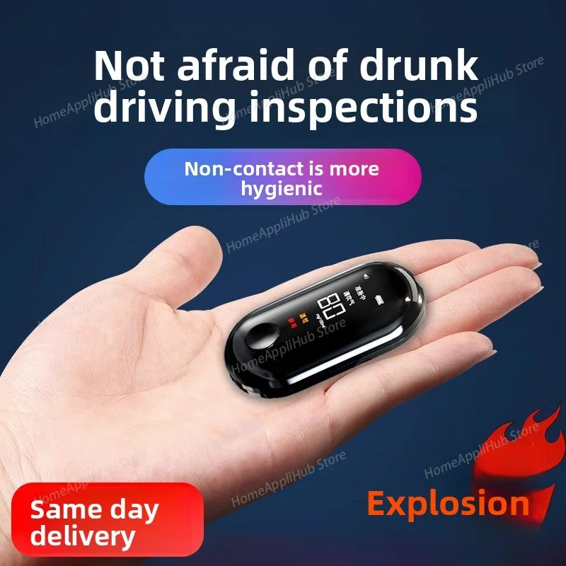 Portable Alcohol Testing Device - Breathalyzer for Detecting Drunk Driving - High-precision Alcohol Detector