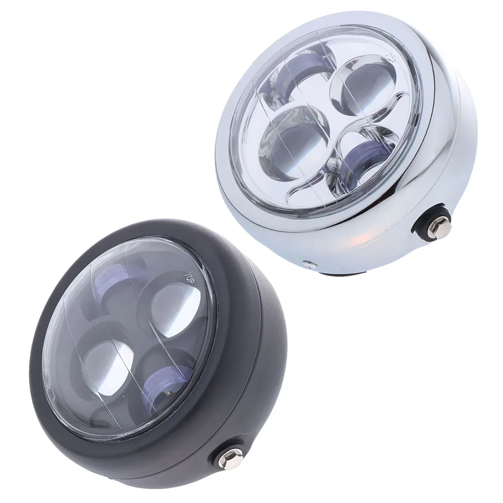 Faro Redondo Universal para Mo - Universal Motorcycle Led Headlight Projector reseña y precio