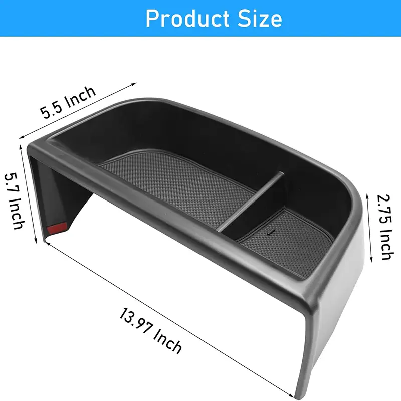 For 2021 2022 2023 2024 Toyota Sienna Center Console Dash Storage Tray, Insert Sunglass Holder Dashboard Organizer Accessories - Image 6