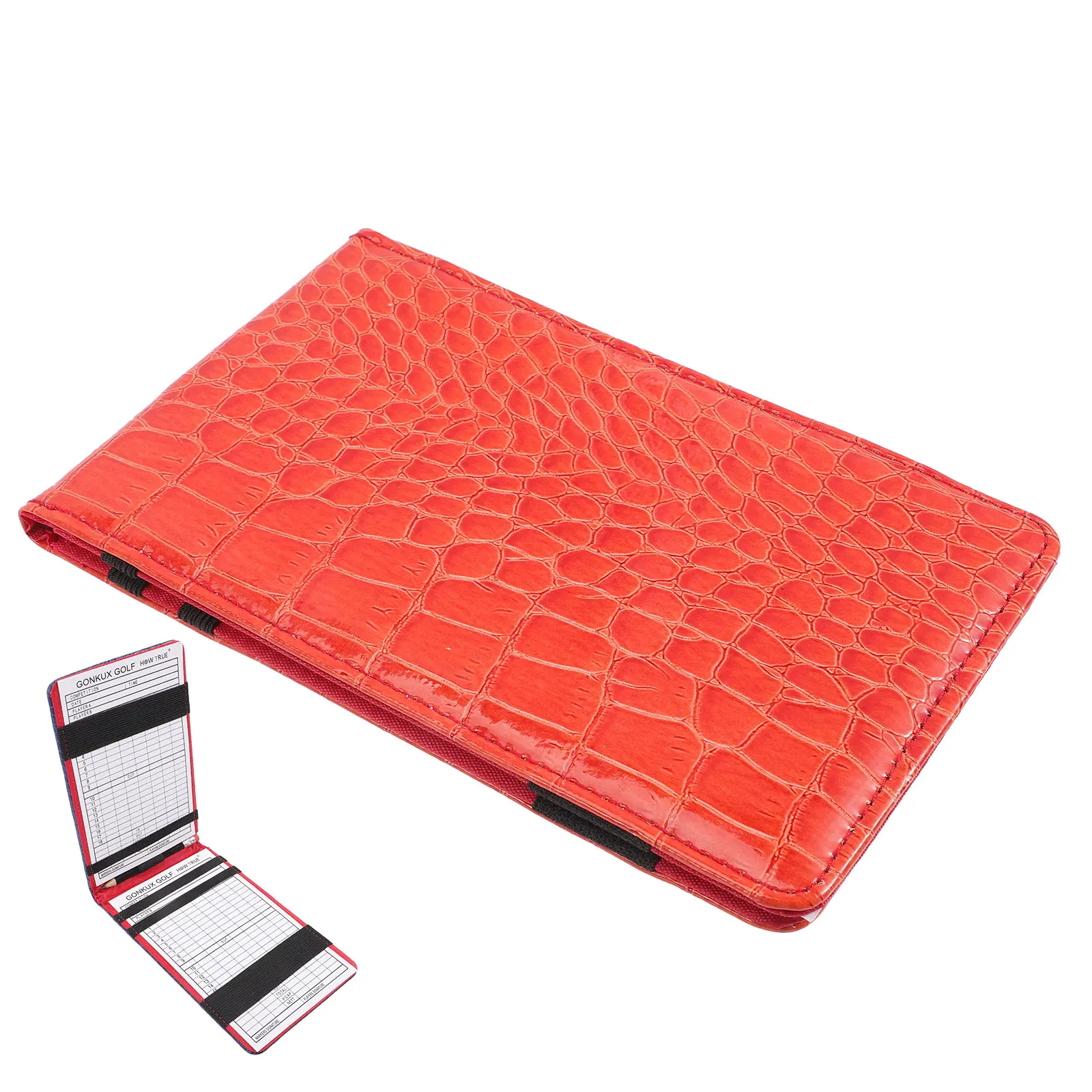 

Golf Score Portable Golfs Scorebook Simple Recording Tool Professional Scorekeeping Notebook For Golfers Durable Pu
