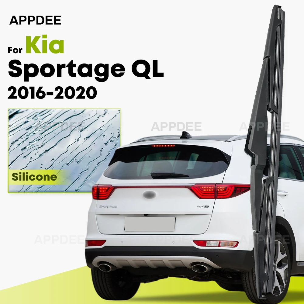 

Silicone Rear Wiper For Kia Sportage QL 2016-2020 coated windshield wiper blade 11" Rear Window Brushes
