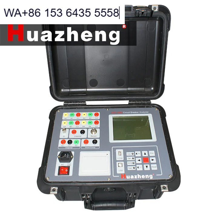 Huazheng 12-Channel High Accuracy Circuit Breaker Timing Set & HV Switch Circuit Breaker Analyzer  with 1 Year Warranty