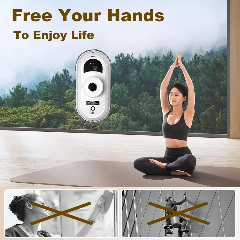 Robot washing windows langou window cleaner robot