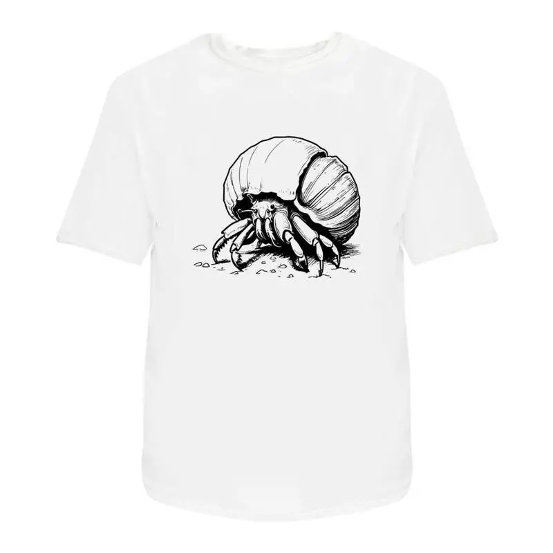 

Хлопковая футболка Hermit Crab Crawling On Beach Ta046189