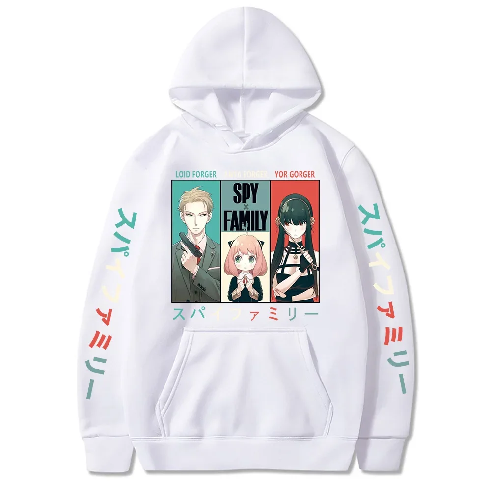 Hoody Tops Pullovers Hoodie Fleece Hoodies Casual Sweatshirt for Girls Anime Spy X Family Hoodie Anya and Bond Sweatshirt